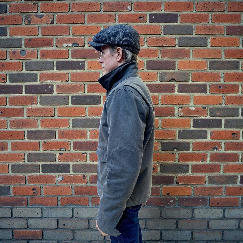 SOLD - Iron & Resin Navigator Jacket Waxed Canvas 1st Generation Charcoal Grey - Picture 5 of 12